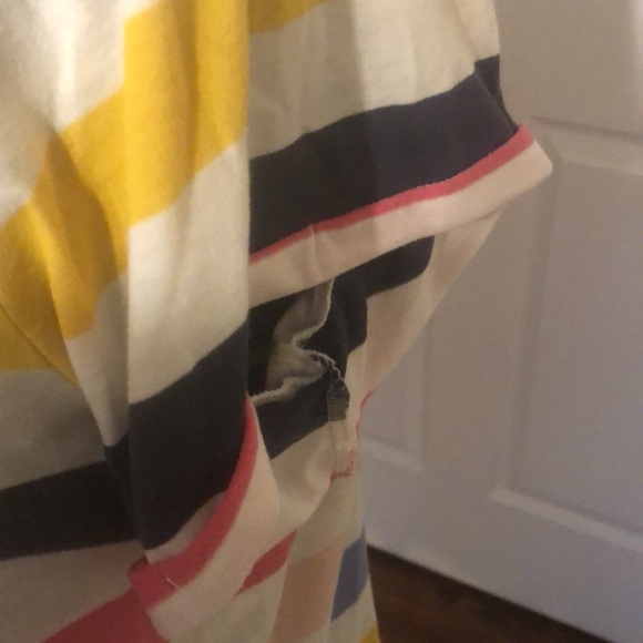 Torrid Multicolored Striped Short Sleeve T-Shirt Size 4 - Picture 7 of 9